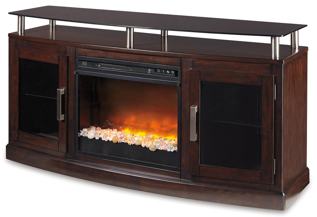 Chanceen 60" TV Stand with Electric Fireplace - World Furniture Gallery (Newark, CA)