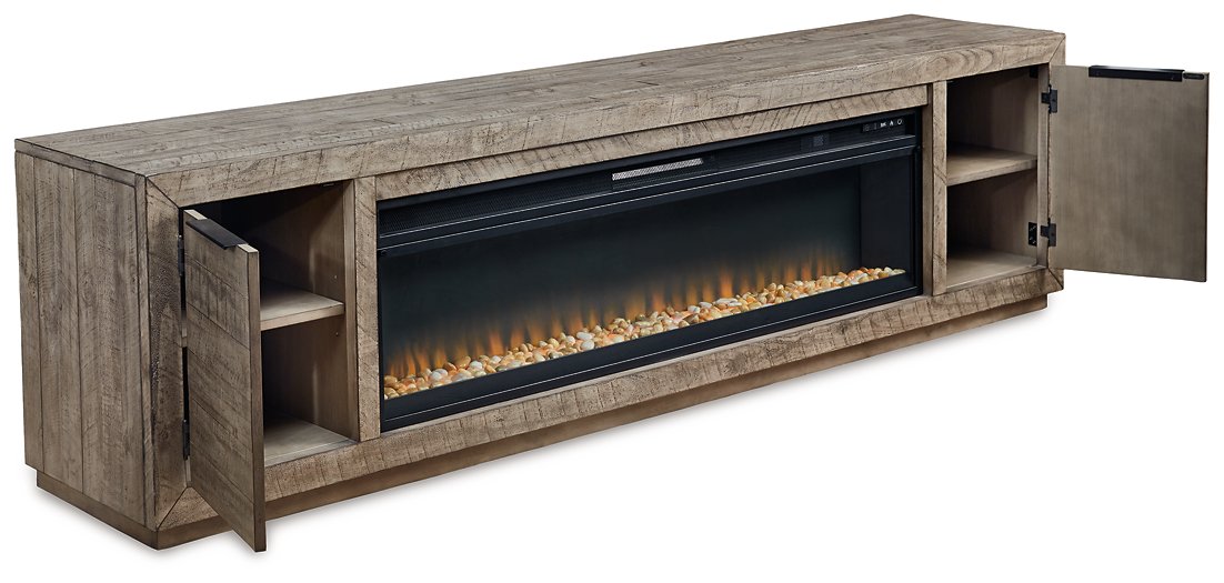 Krystanza TV Stand with Electric Fireplace - World Furniture Gallery (Newark, CA)