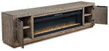 Krystanza TV Stand with Electric Fireplace - World Furniture Gallery (Newark, CA)