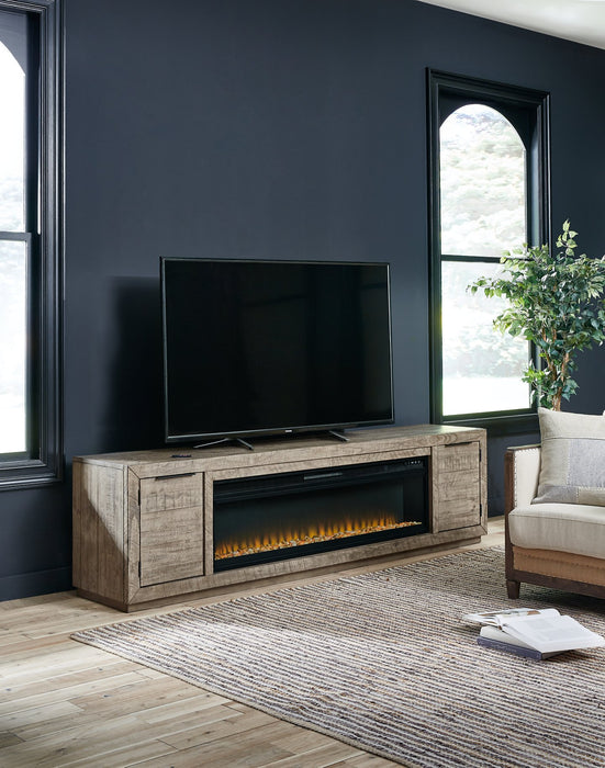 Krystanza TV Stand with Electric Fireplace - World Furniture Gallery (Newark, CA)