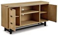 Freslowe Large TV Stand - World Furniture Gallery (Newark, CA)