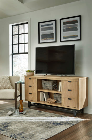 Freslowe Large TV Stand - World Furniture Gallery (Newark, CA)