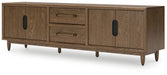 Roanhowe 85" TV Stand - World Furniture Gallery (Newark, CA)