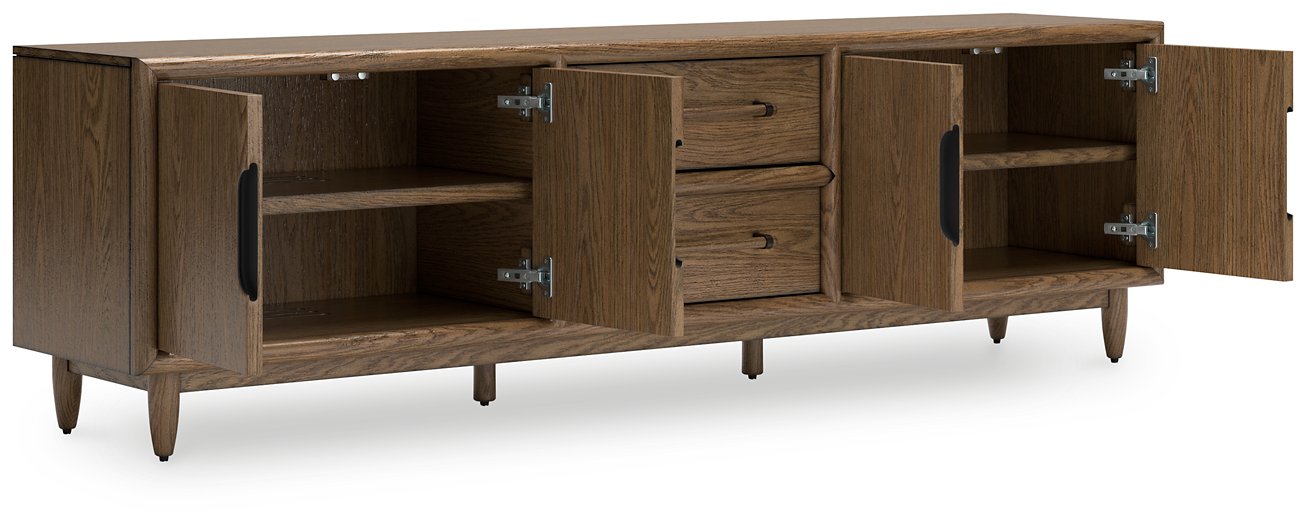 Roanhowe 85" TV Stand - World Furniture Gallery (Newark, CA)