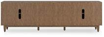 Roanhowe 85" TV Stand - World Furniture Gallery (Newark, CA)