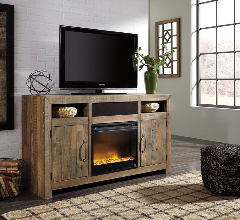 Sommerford 62" TV Stand with Electric Fireplace - World Furniture Gallery (Newark, CA)