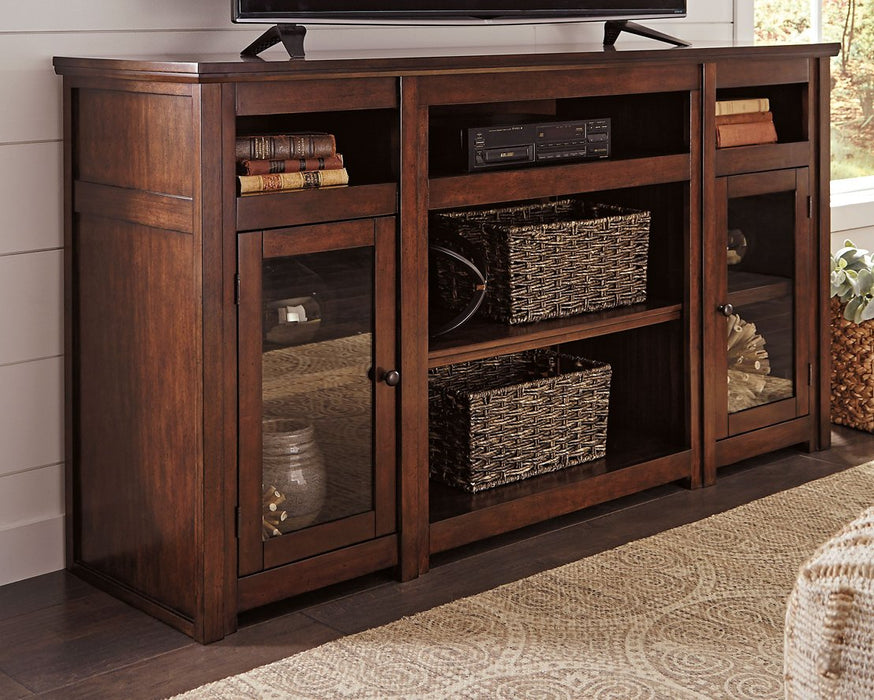 Harpan 72" TV Stand with Electric Fireplace - World Furniture Gallery (Newark, CA)