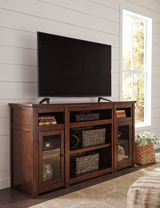 Harpan 72" TV Stand with Electric Fireplace - World Furniture Gallery (Newark, CA)