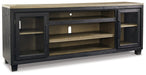 Foyland 83" TV Stand with Electric Fireplace - World Furniture Gallery (Newark, CA)