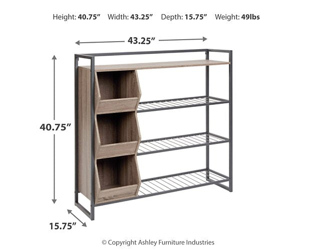 Maccenet Shoe Rack - World Furniture Gallery (Newark, CA)