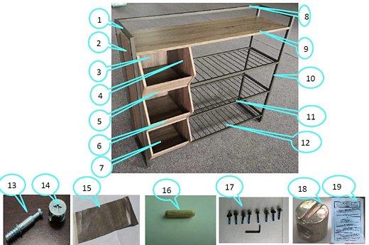 Maccenet Shoe Rack - World Furniture Gallery (Newark, CA)